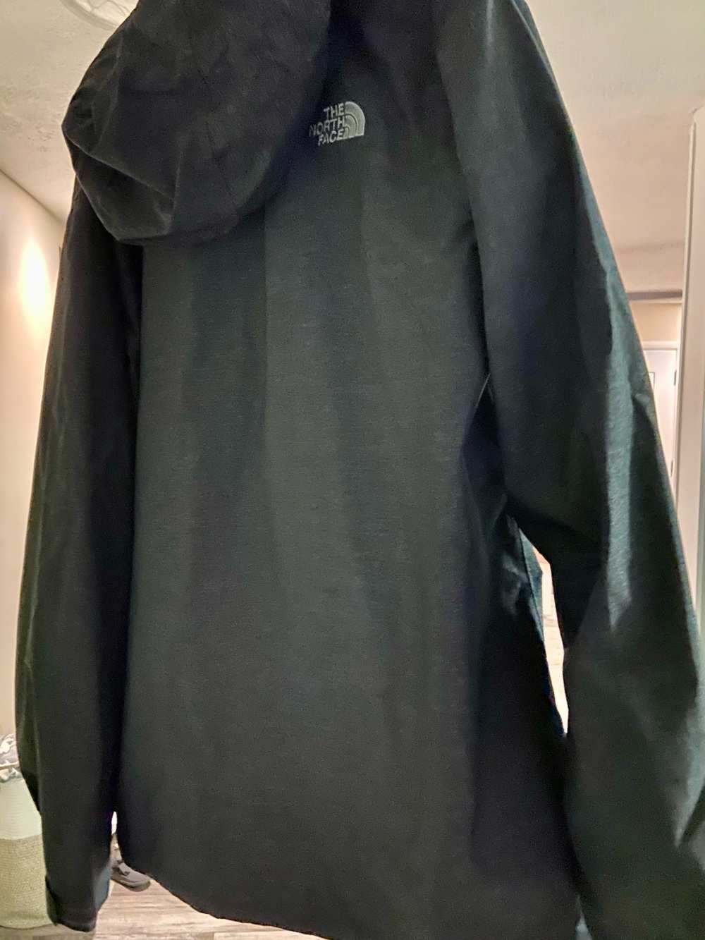 The North Face Charcoal Gray Hooded Shell Jacket - Picture 2 of 6